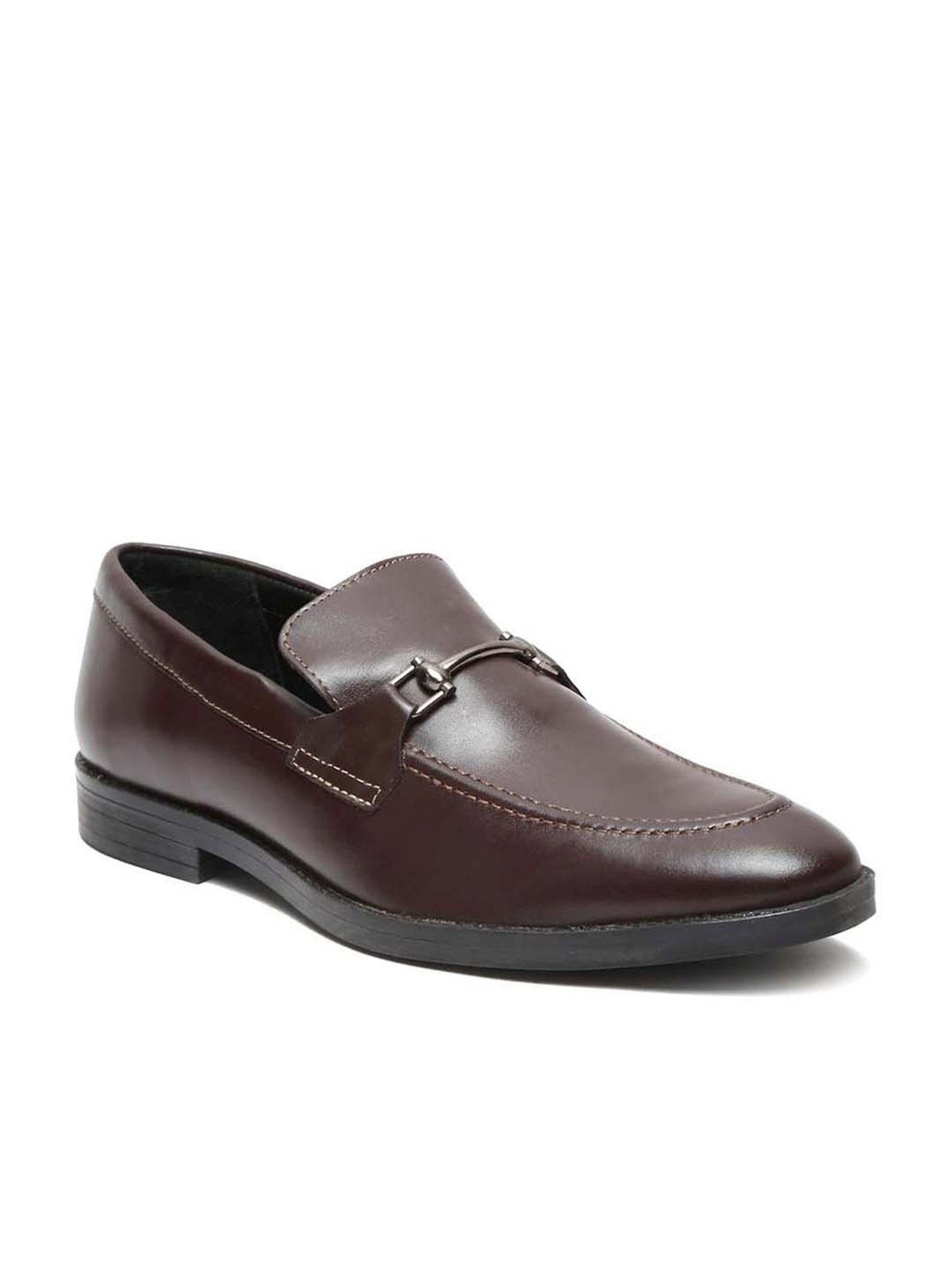 Teakwood Leathers Men's Brown Formal Loafers