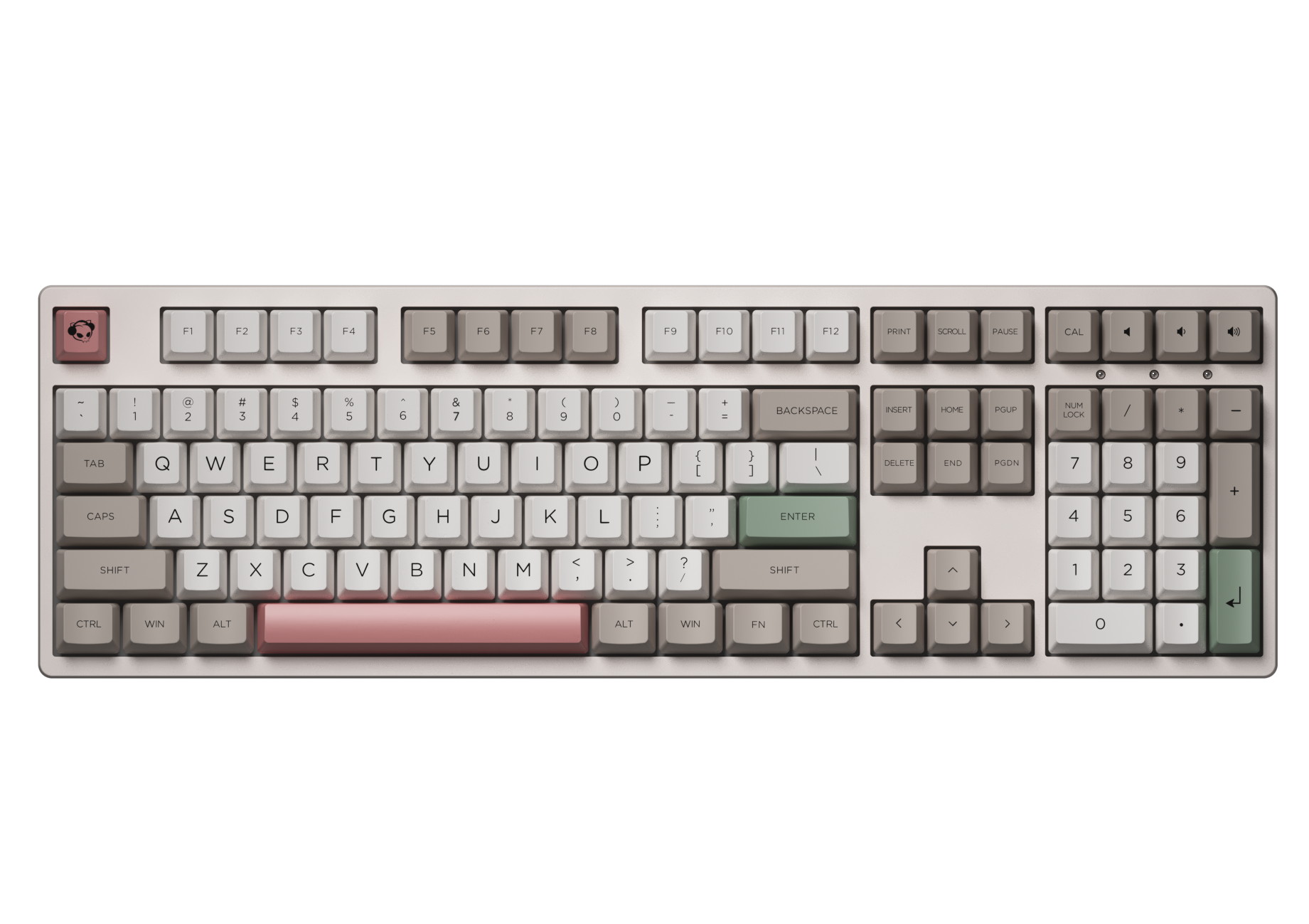 Akko 3108V2 Sailor Moon Gaming Mechanical Keyboard Pink Switch Double Shot Dye Sub PBT Keycaps NKRO Detachable USB Type-C Pink Cat Paw