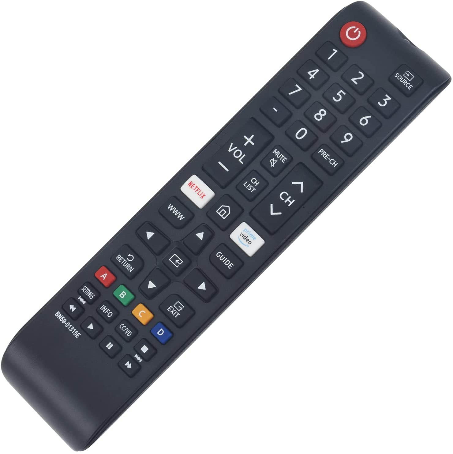 BN59-01315E Remote Replace for SAMSUNG TV UN43TU7000F UN43TU700DF UN50TU7000F UN55TU7000F UN58TU7000F UN58TU700DF UN65TU7000F UN65TU700DF UN70TU7000F UN70TU700DF UN75TU7000F UN75TU700DF UN82TU6950FXZA