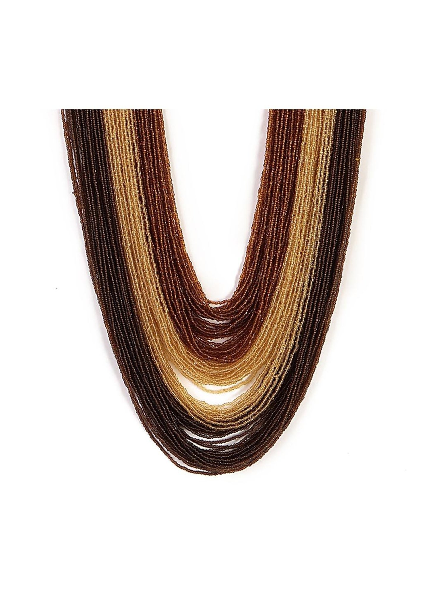 Imli Street Brown & Beige Necklace