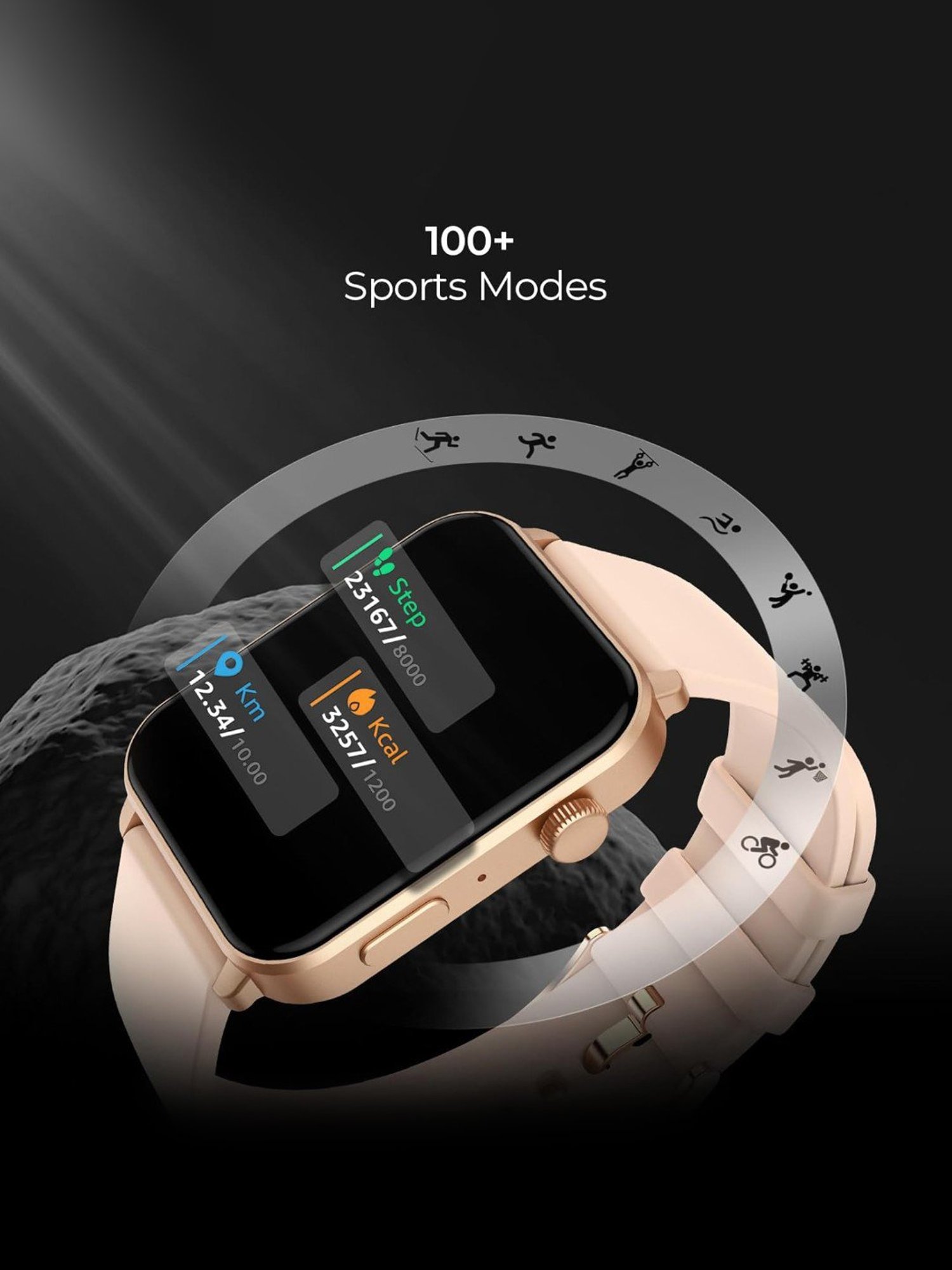 I Kall W1 Smartwatch (Black)