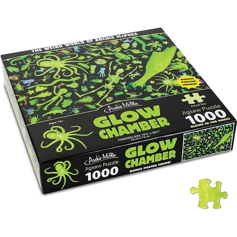 Accoutrements Glow Chamber Glow in The Dark 1000 Piece Jigsaw Puzzle