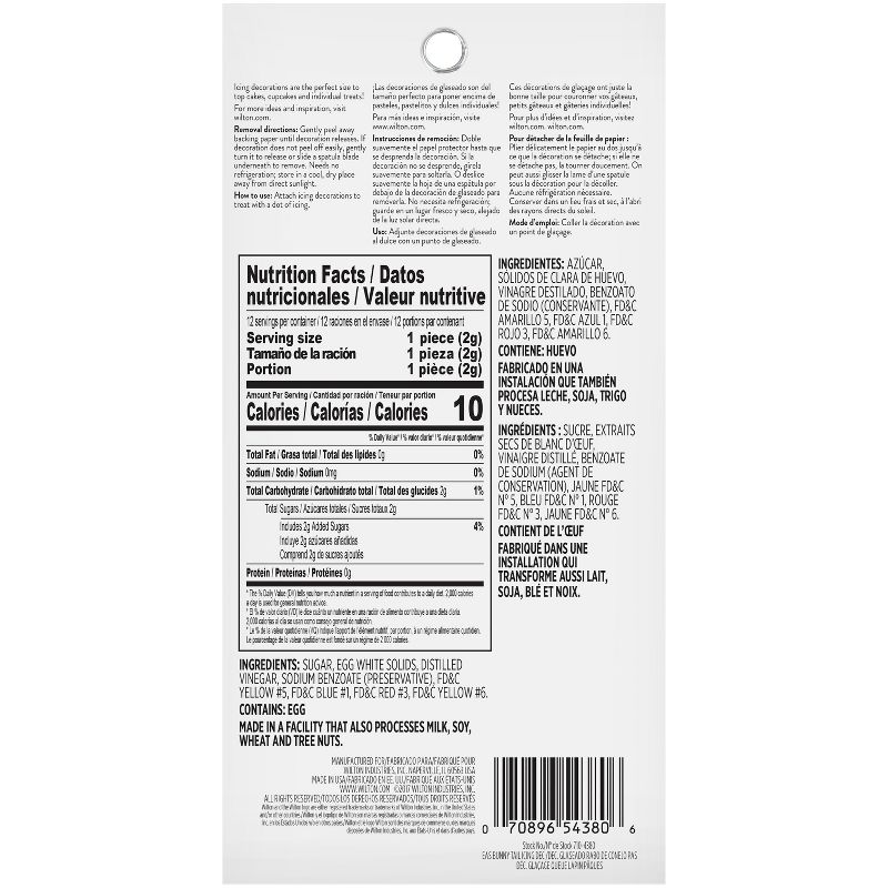 Wilton Gold, Silver and White Sugars - 3oz