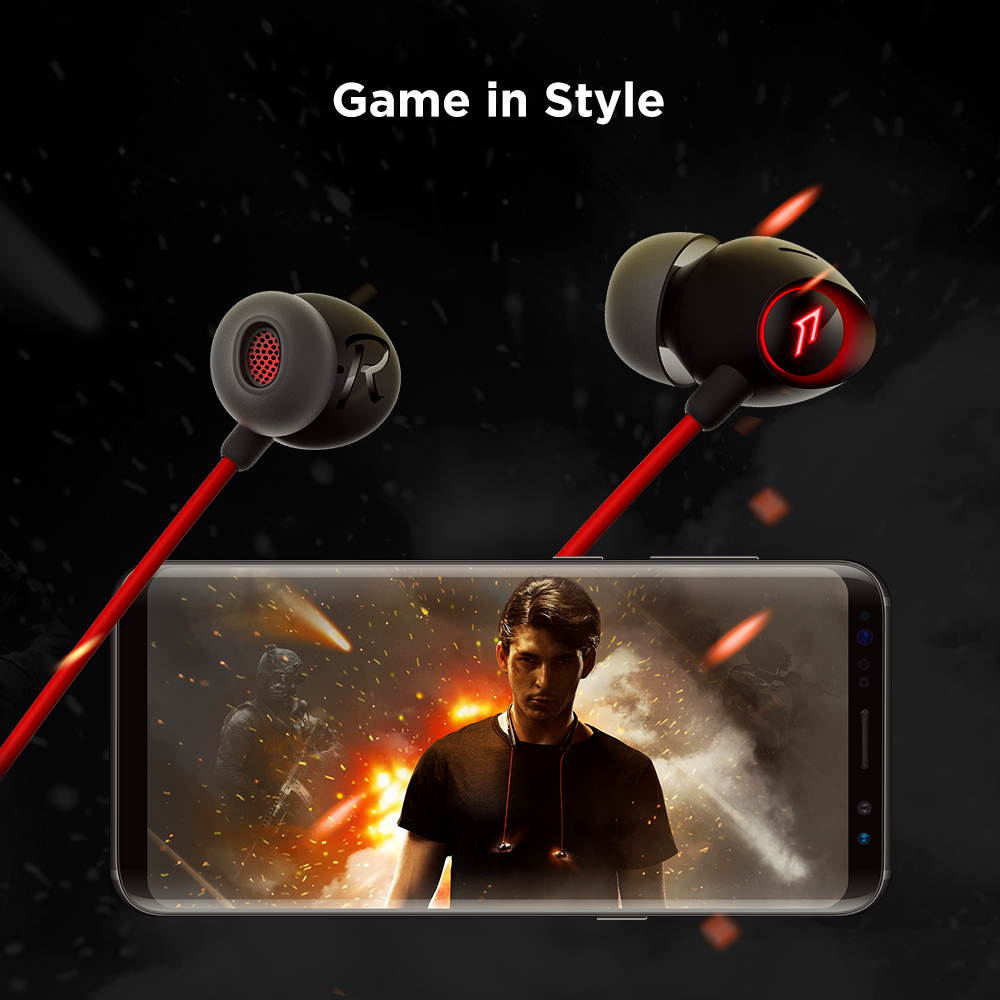 1MORE Wireless Earbuds Bluetooth Headphones Sport In-Ear Neckband Bluetooth Earphones with Microphone, VR 3D Stereo Wireless Sound, LED, Fast Charging, Environmental Noise Cancellation