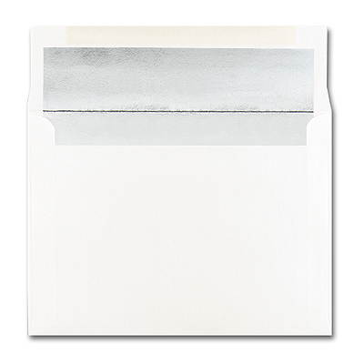 New Year Greeting Cards-Happy New Year-HNY100. Business Greeting Card with Snowflakes and Happy New Year in Blue Shades. Box Set has 25 Greeting Cards and 26 White with Silver Foil Lined Envelopes.