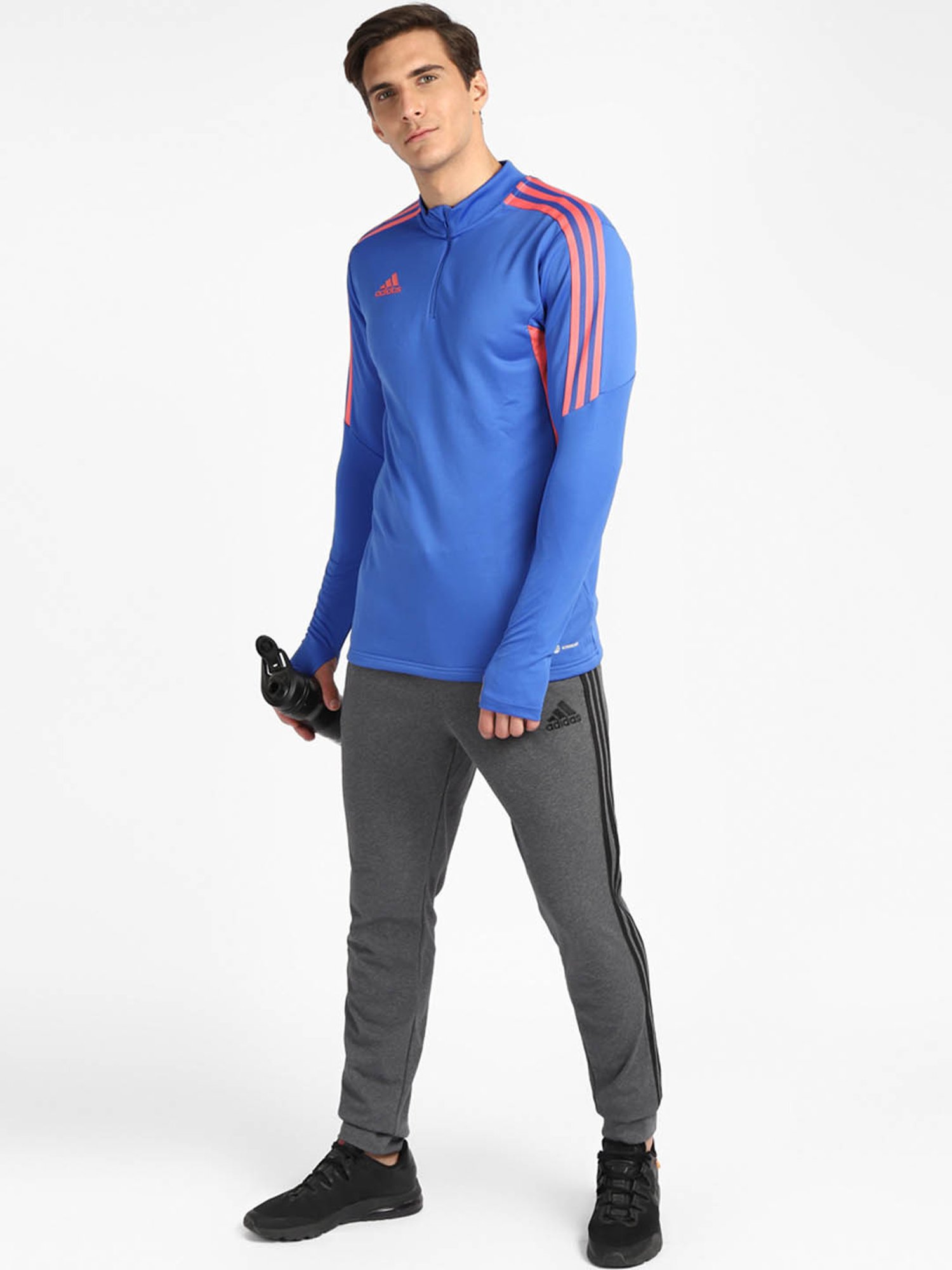 Slowave Teal Regular Fit Sports Hooded Jacket