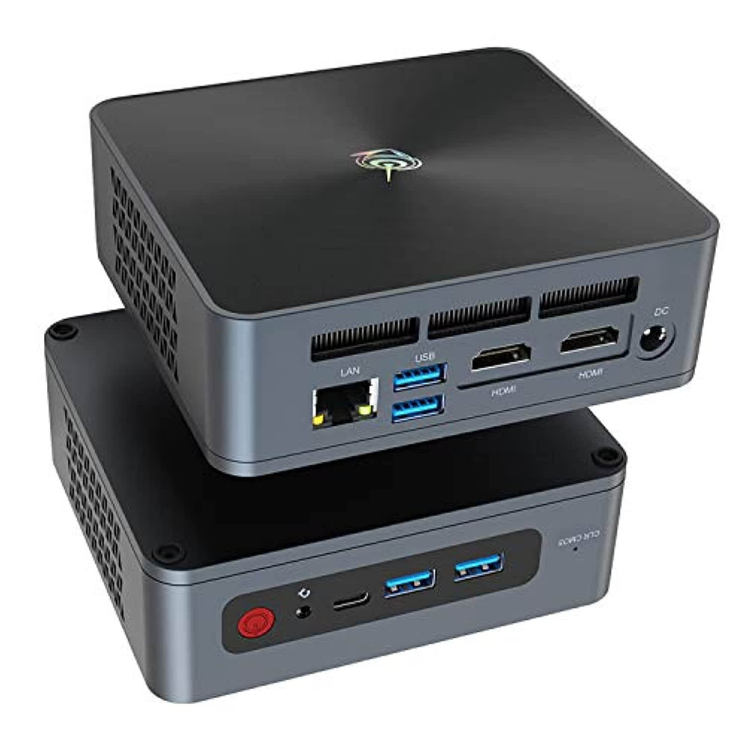 New Intel 4 Cores 8 Thread i5-8279U Processor?up to 4.1Ghz?,Win10 Pro Beelink Mini pc with 16G DDR4 RAM/512GB NVMe M.2 SSD, Support 4K HD Dual HDMI Display, WiFi 6, BT5.0, 4USB3.0, Gigabit Ethernet