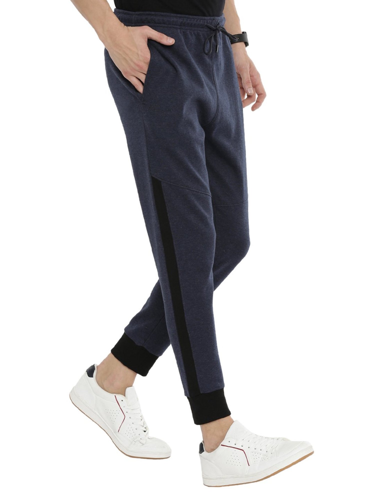 Proline Blue Cotton Regular Fit Joggers