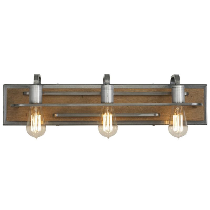 6" Lofty 3 Light Vanity Steel Wheat - Varaluz