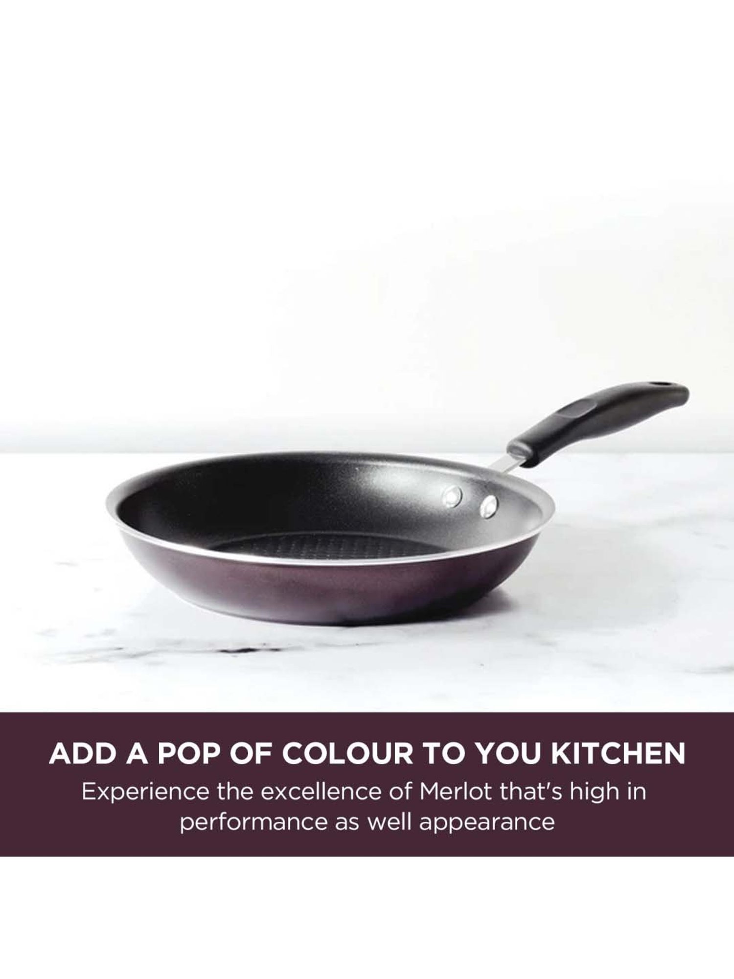Meyer Merlot Non-Stick Open Frypan, 28cm