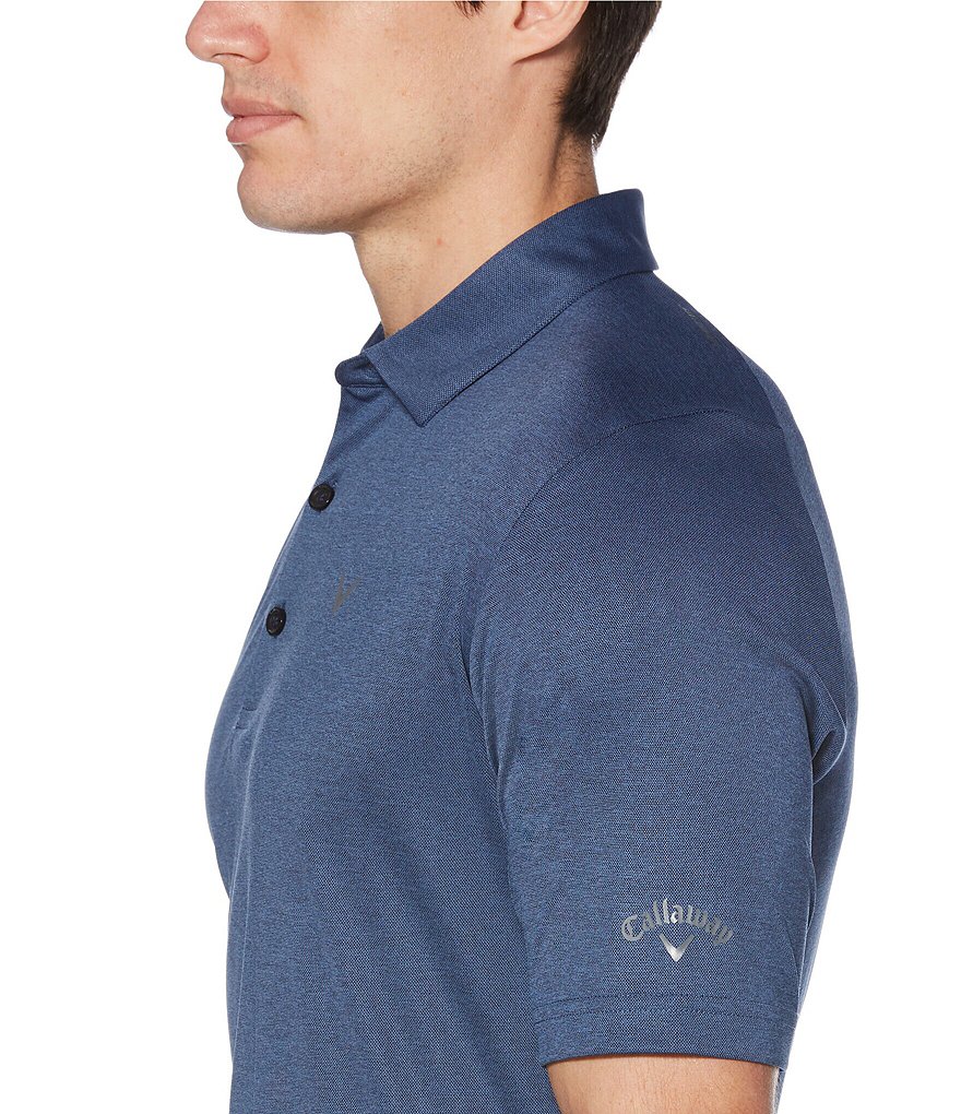 Callaway Short-Sleeve Vent Stripe OptiDri&trade; Golf Polo