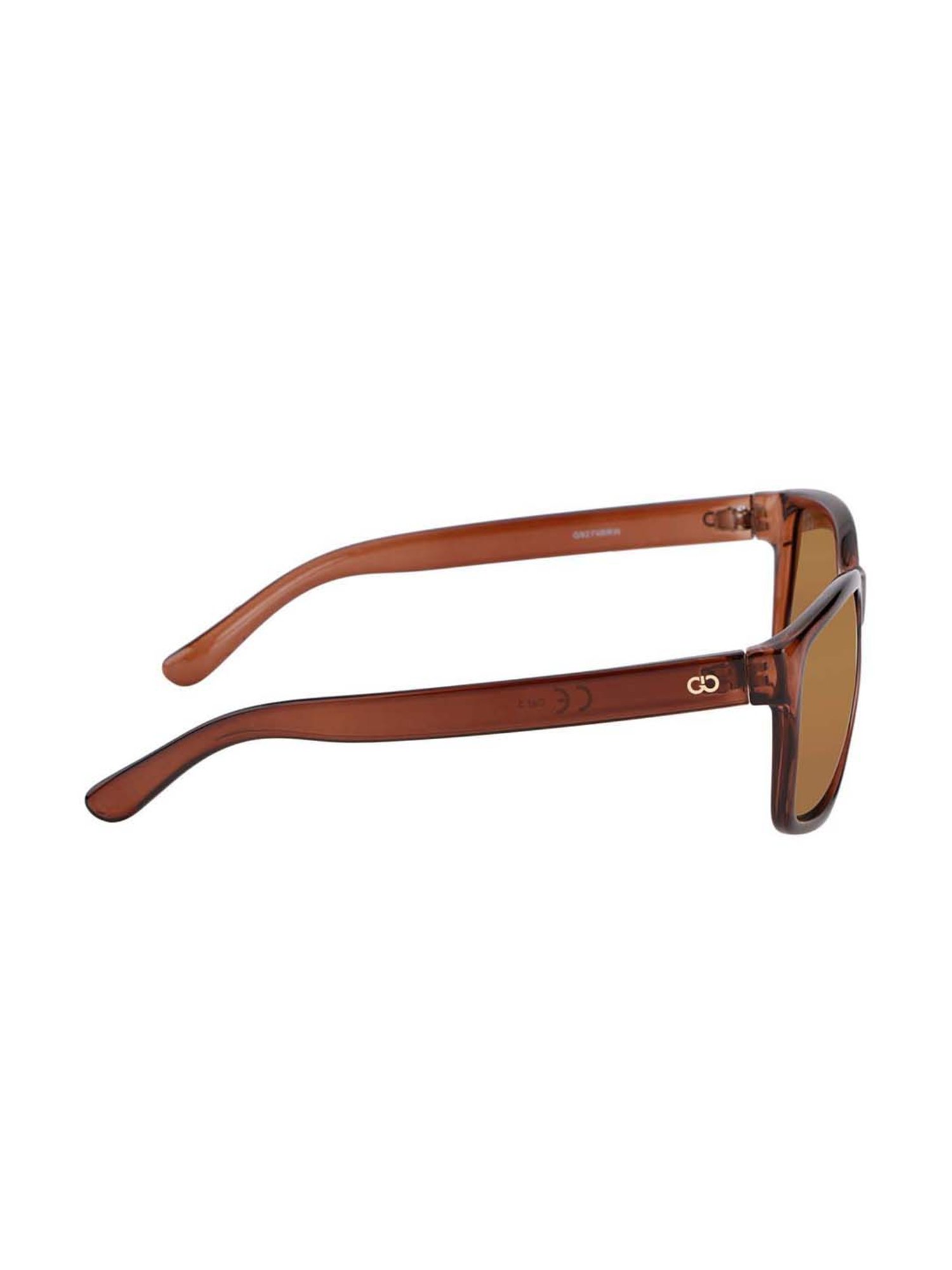 Gio Collection G9279BRW Brown Rectangular Sunglasses