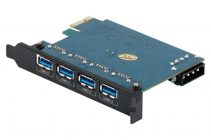 ORICO SuperSpeed 7 Ports USB3.0 PCI-E Expansion Card Adapter PCI-E USB 3.0 HUB Controller Adapter Add on Card for Windows Vista PC Laptop (No Additional Power Connection Needed)