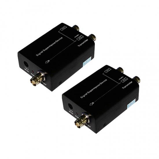 2CH CCTV Video Signal Compressor Multiplexer 2 Cameras by 1 Cable