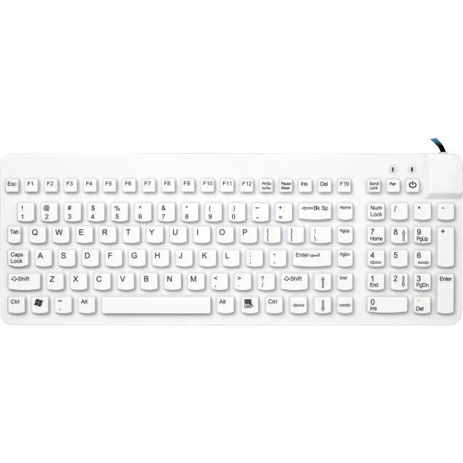 Man & Machine RCLP/W5 Really Cool Low Profile Keyboard - White