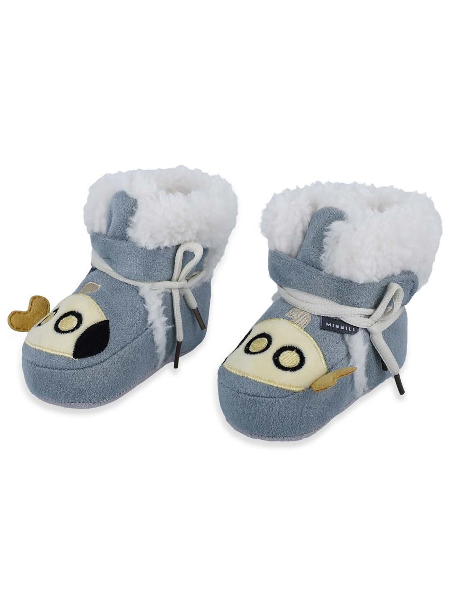 Baby Moo Kids Blue Casual Booties