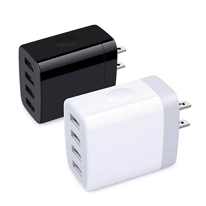 Fast Charge Wall Charger High Speed 48A Charger Cube Brick Base Compatible with iPhone 11 X876sPlusiPad ProAir 2Mini LG Nexus HTC Samsung GalaxyS10S9S8 S7S6Plus Note Nexus