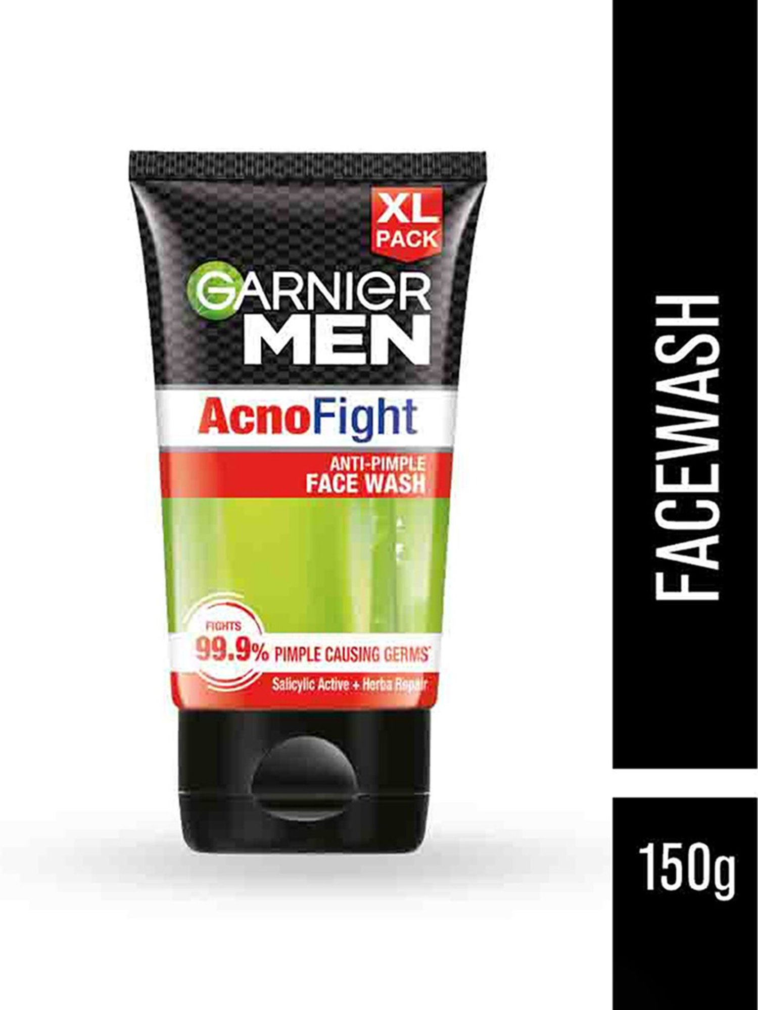 Garnier Men Acno Fight Anti-Pimple Face Wash for Acne Prone Skin - 150 gm