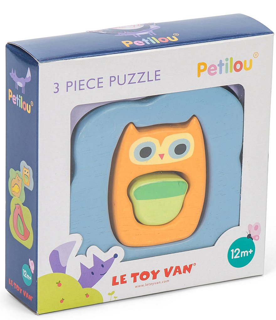 Le Toy Van Petilou Owly Woo 3 Piece Puzzle