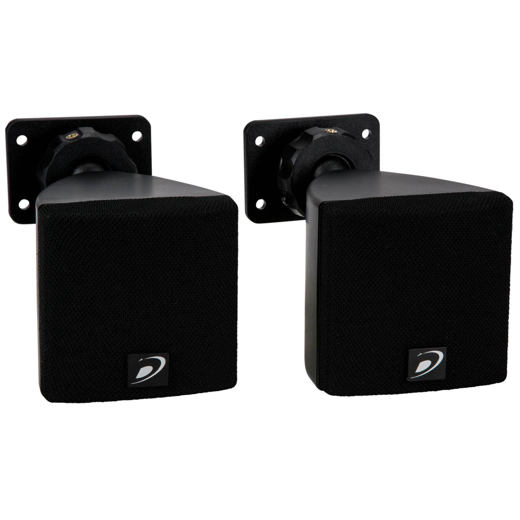 Dayton Audio SAT3B 3" Cube Speaker Pair Black 300-675