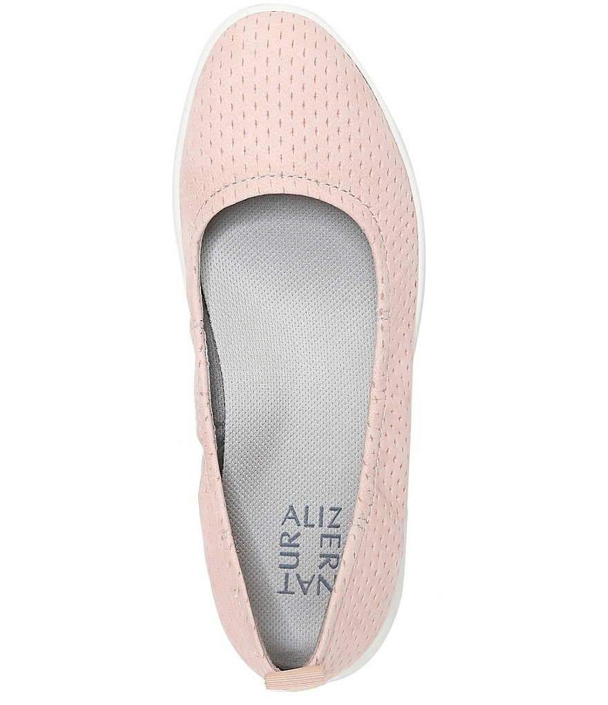 Naturalizer Philippa Perforated Leather Wedge Slip-Ons