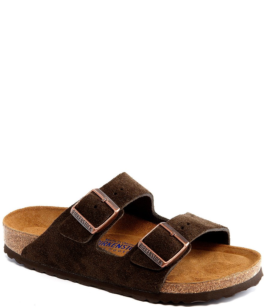 Birkenstock Women's Arizona Suede Dual Adjustable Buckle Strap Sandals