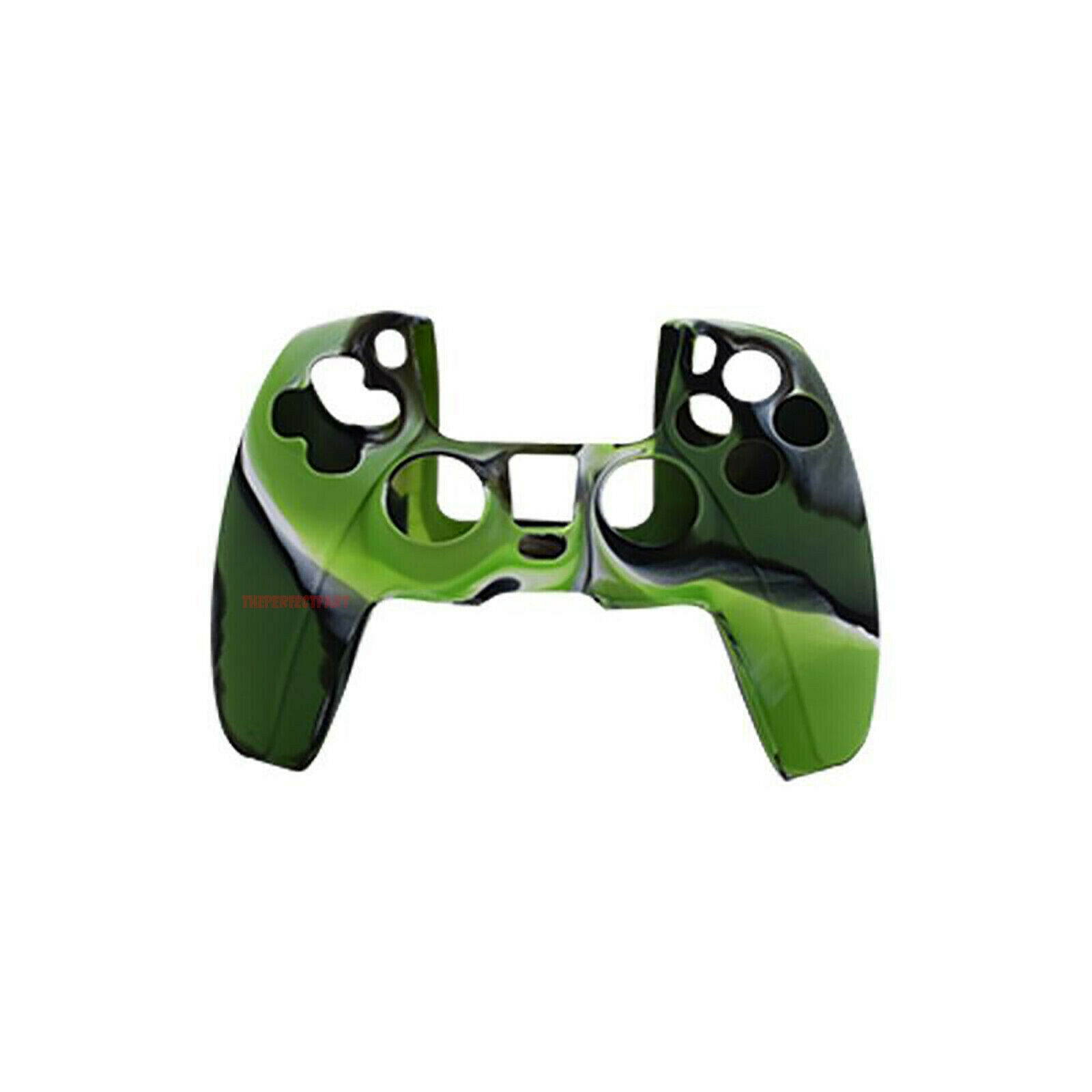 Camo Silicone Rubber Soft Skin Case Cover Grip For Playston 5 PS5 Controller
