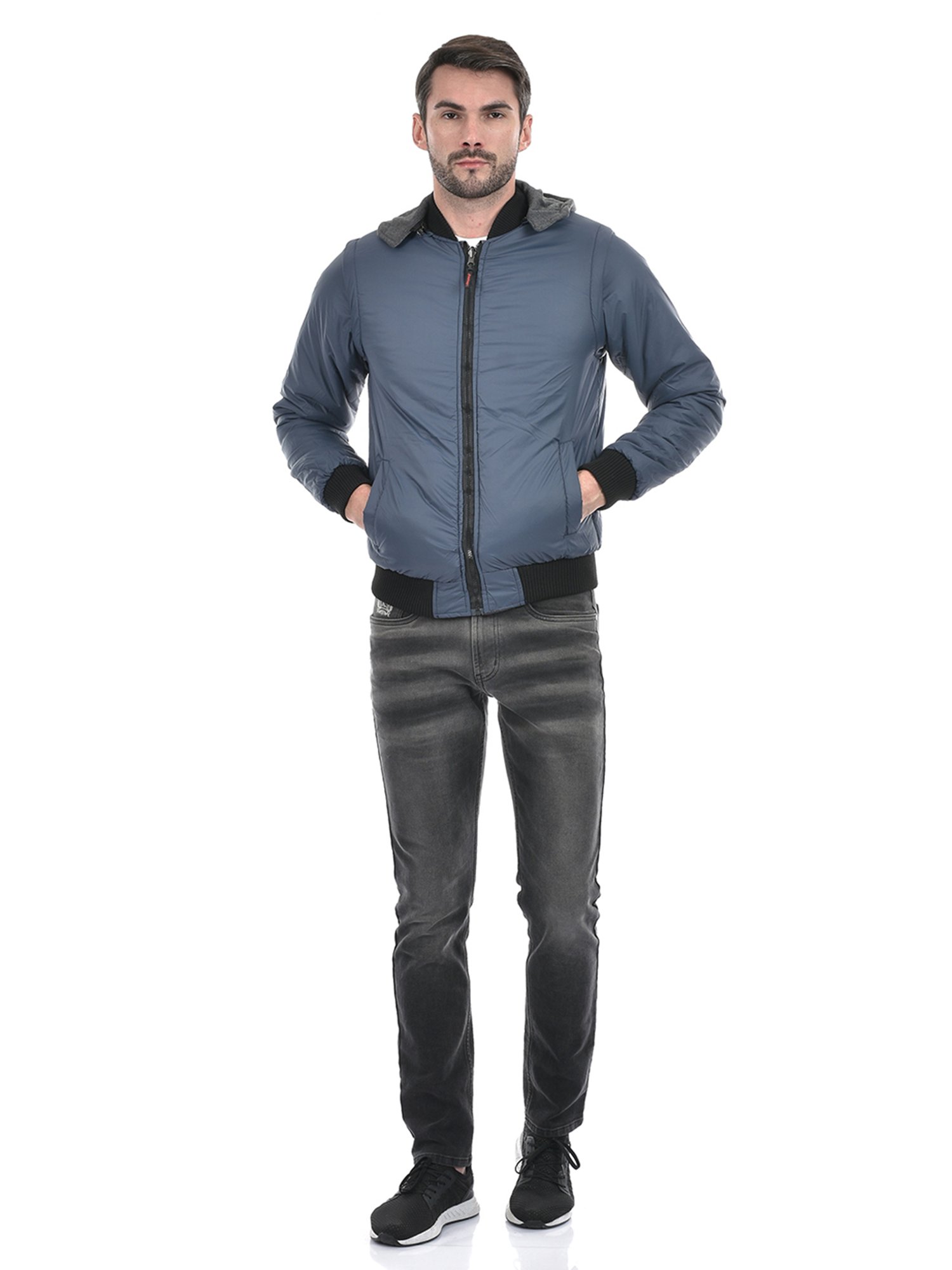 Lawman Pg3 Multicolor Regular Fit Striped Reversible Jacket