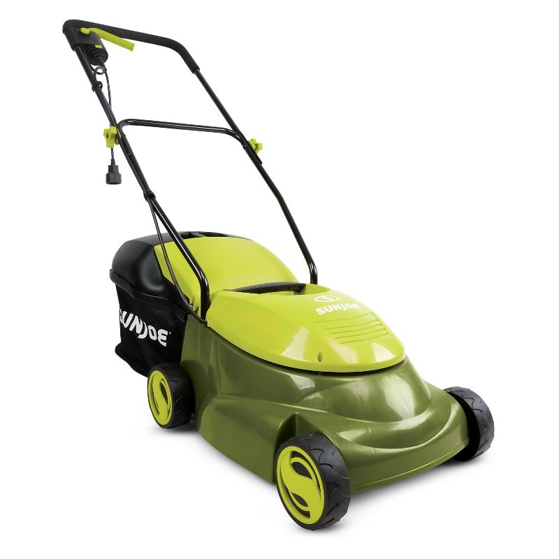 Sun Joe MJ401E-RED Electric Lawn Mower | 14 inch | 12 Amp, Red.