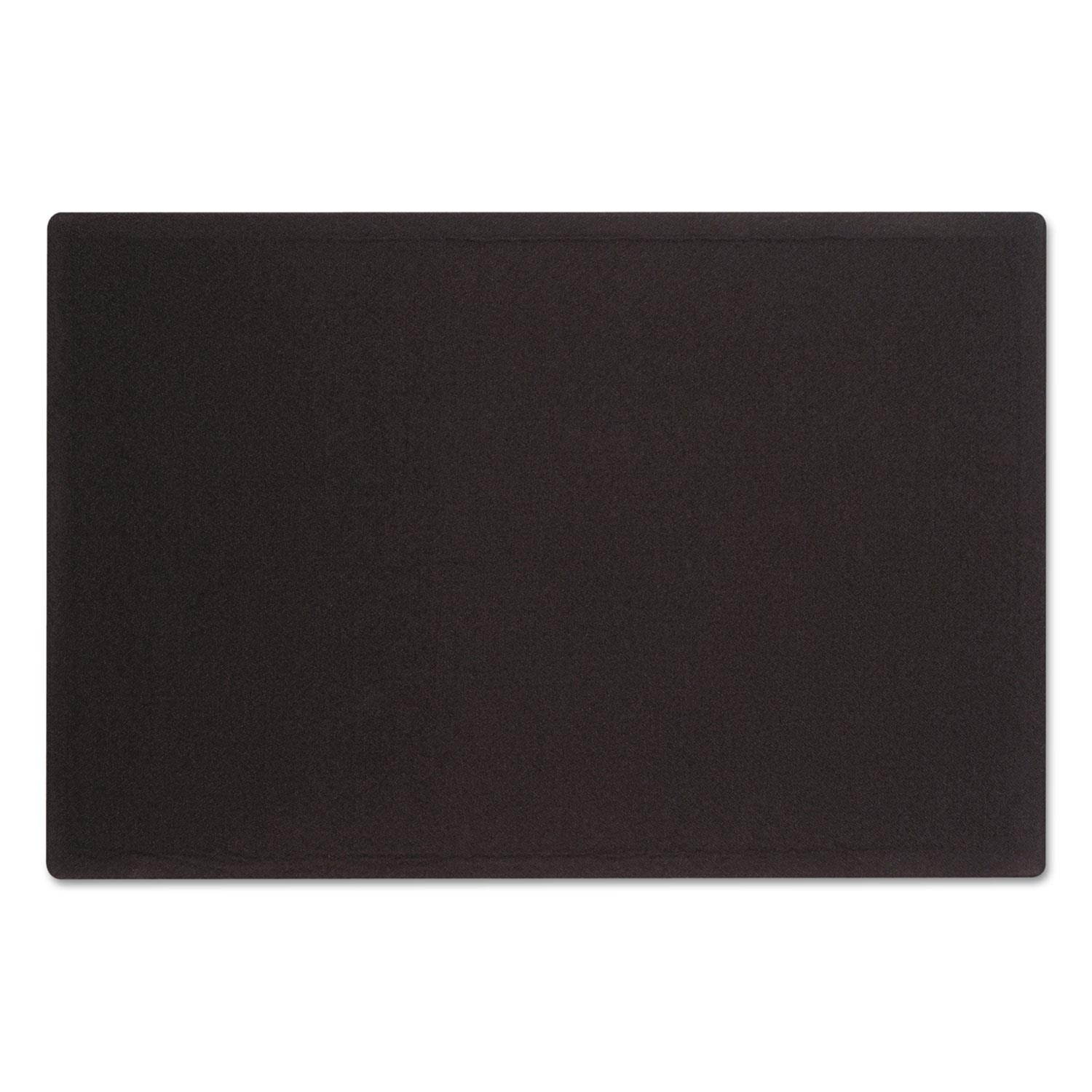 Quartet Oval Office Fabric Bulletin Board 48 x 36 Black 7684BK