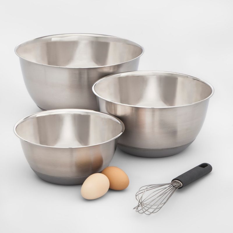 Set of 4 Glass Mixing bowls with Lids - Made By Design™