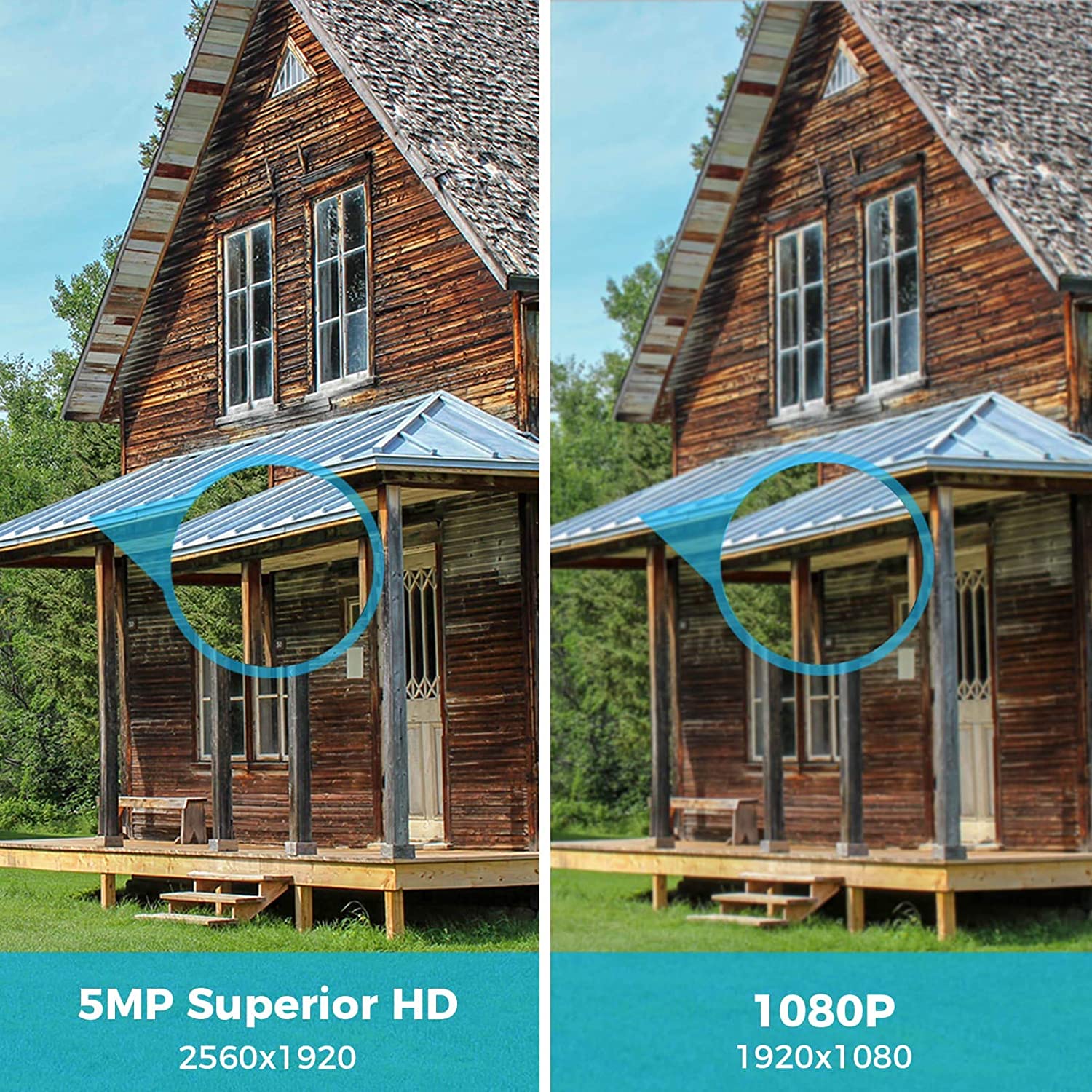 REOLINK PoE IP Camera Outdoor 5MP HD Video Surveillance Work with Google Assistant, Audio IR Night Vision Motion Detection SD Card Slot