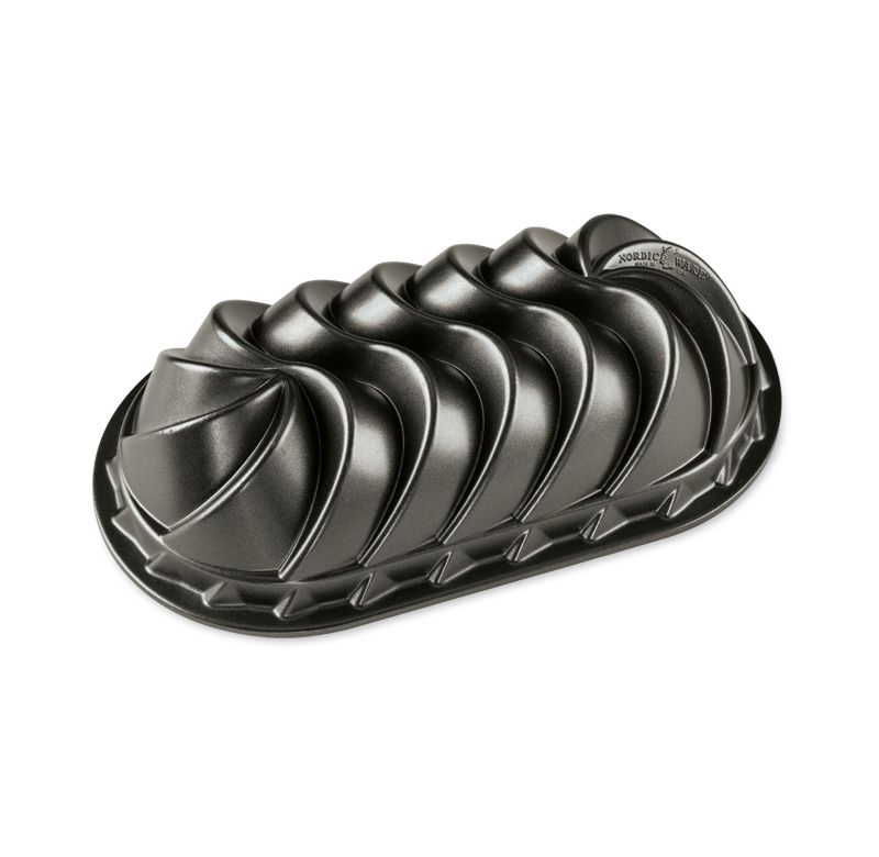 Fat Daddio's BP-SET Anodized Aluminum Bread Pan 2 Piece Set, 7.75 x 3.75 Inches