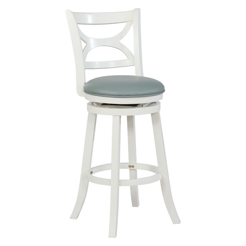 29" Powell Company Winslow Swivel Barstool Cream - Powell Company