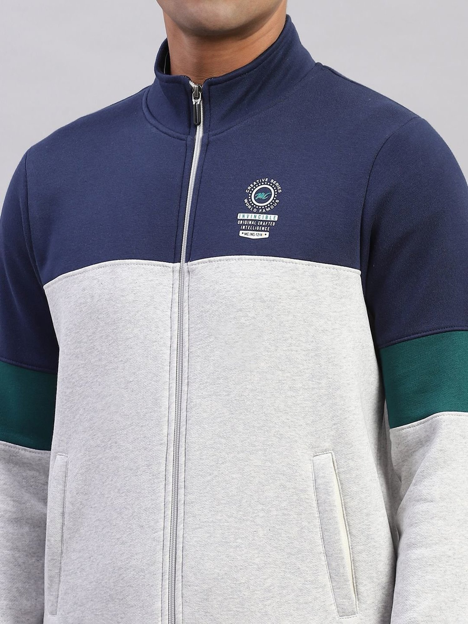 Rock.It Blue Regular Fit Printed TrackSuit