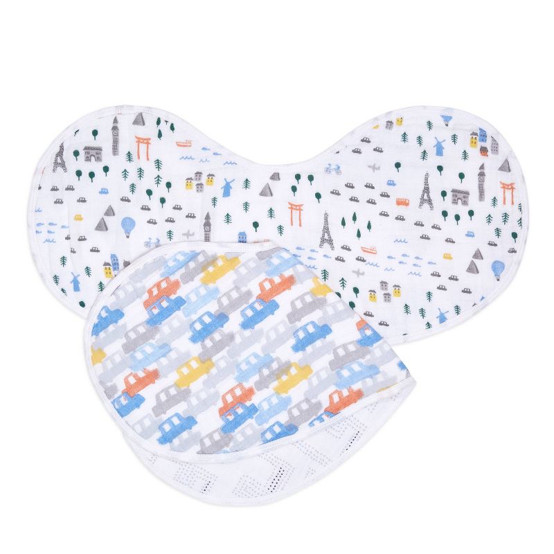 aden by aden + anais 2pk Essentials Bib - Little Big World