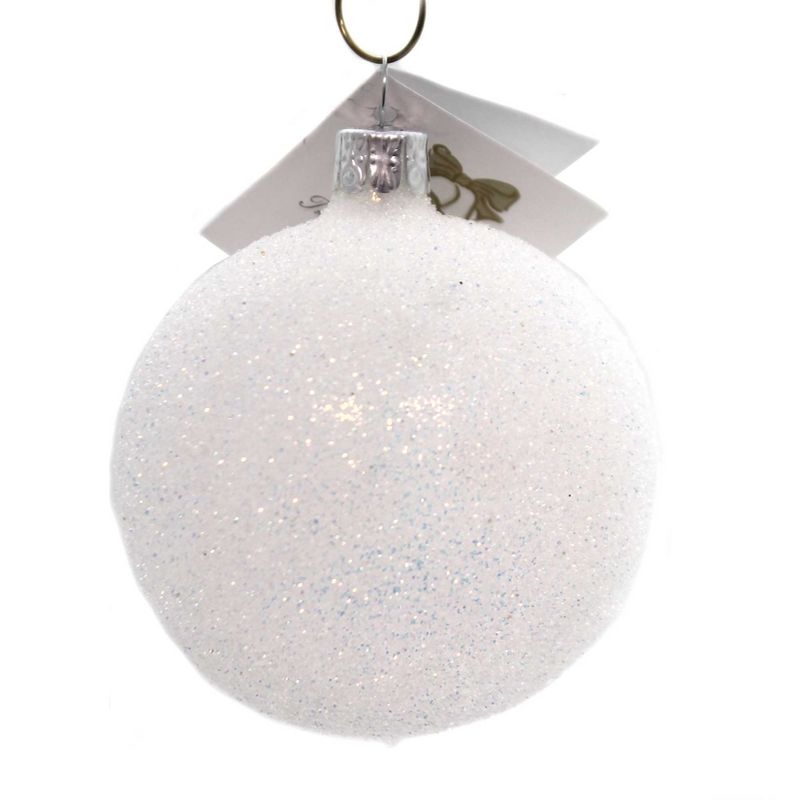 Golden Bell Collection 3.0" Snowman Face Ornament Czech Republic  -  Tree Ornaments