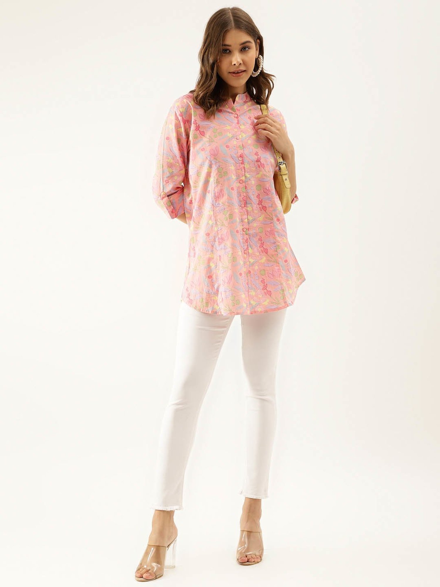 Divena Pink Printed Top