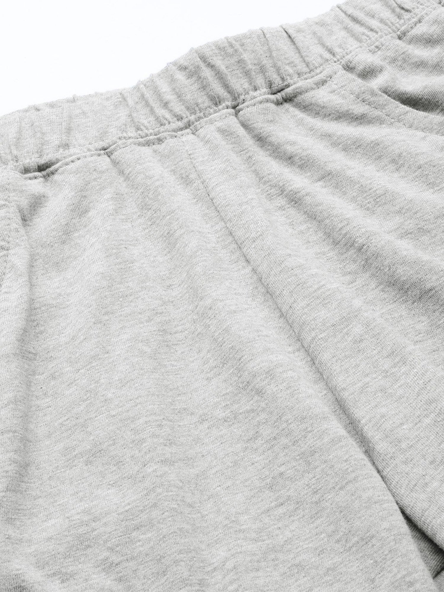 theRebelinme Grey Cotton Shorts