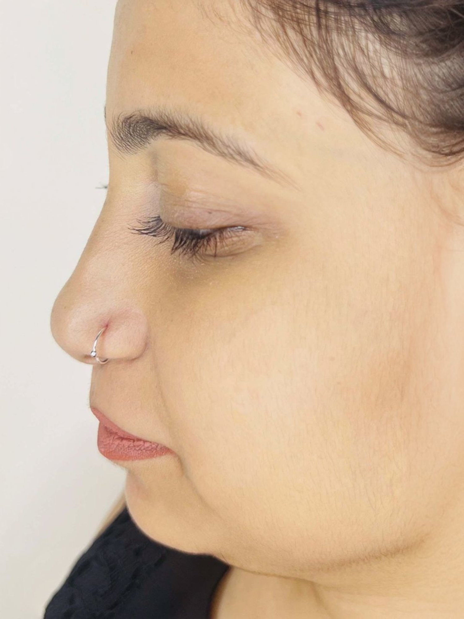 Zavya 92.5 Sterling Silver Floral Nosepin for Women