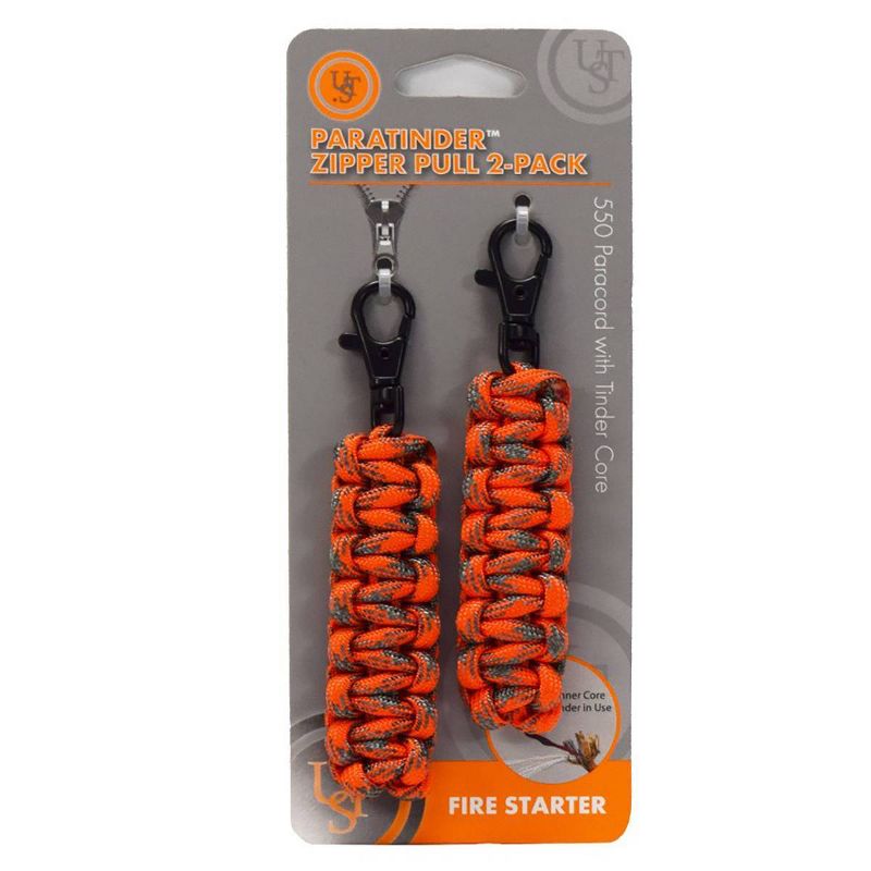 UST ParaTinder Survival Zipper Pull - 2pk