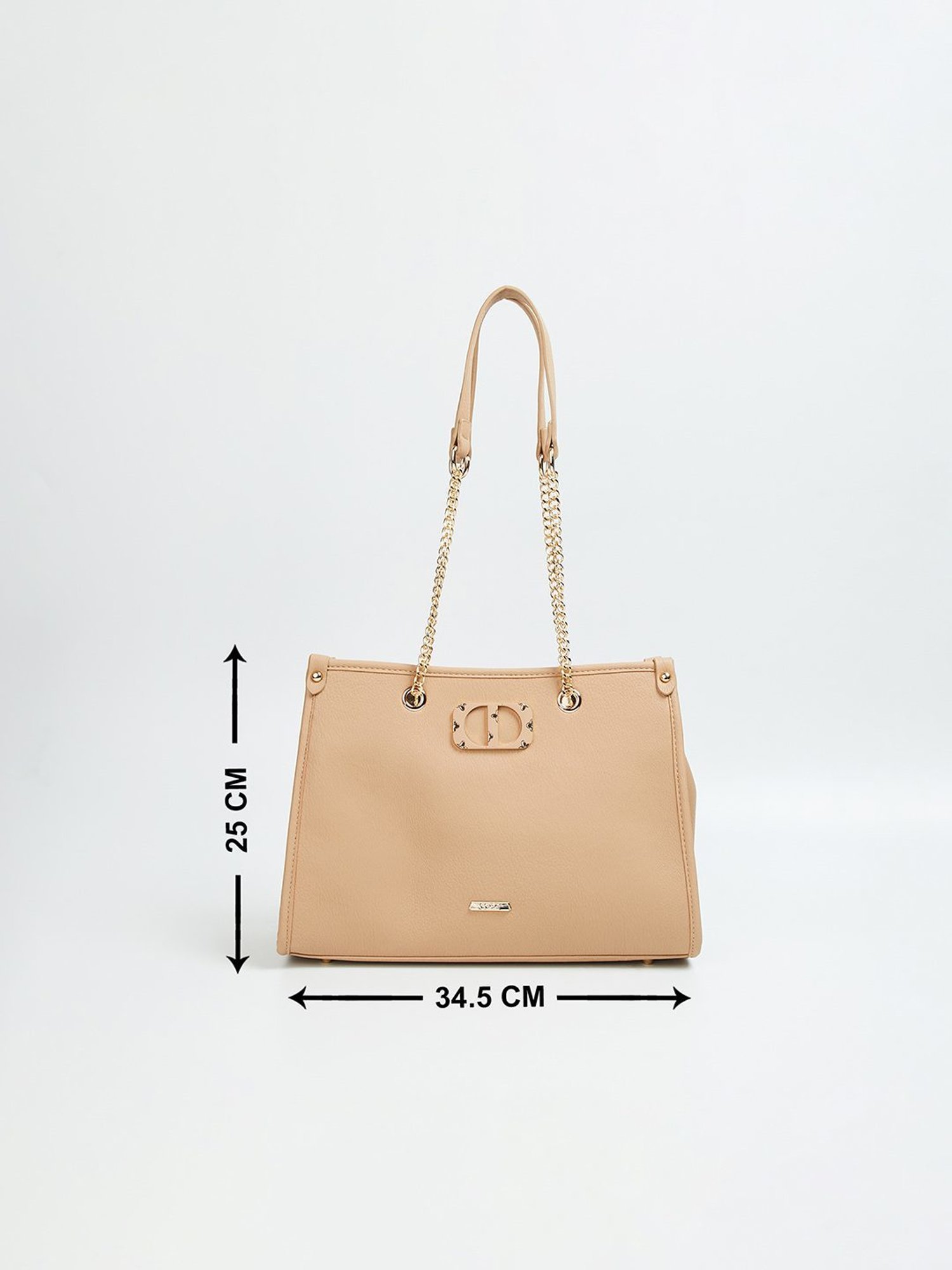 Code by Lifestyle Beige Shoulder Bag