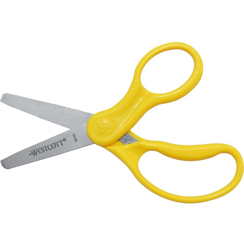 Westcott School 5 Stainless Steel Kid's Scissors, Blunt 16454