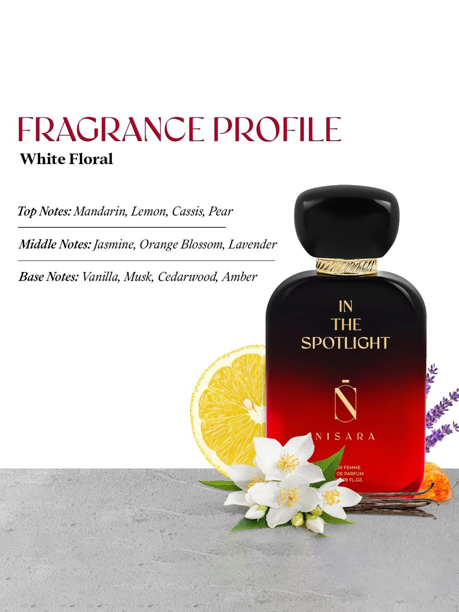 NISARA In the Spotlight Eau de Parfum for Women - 50 ml