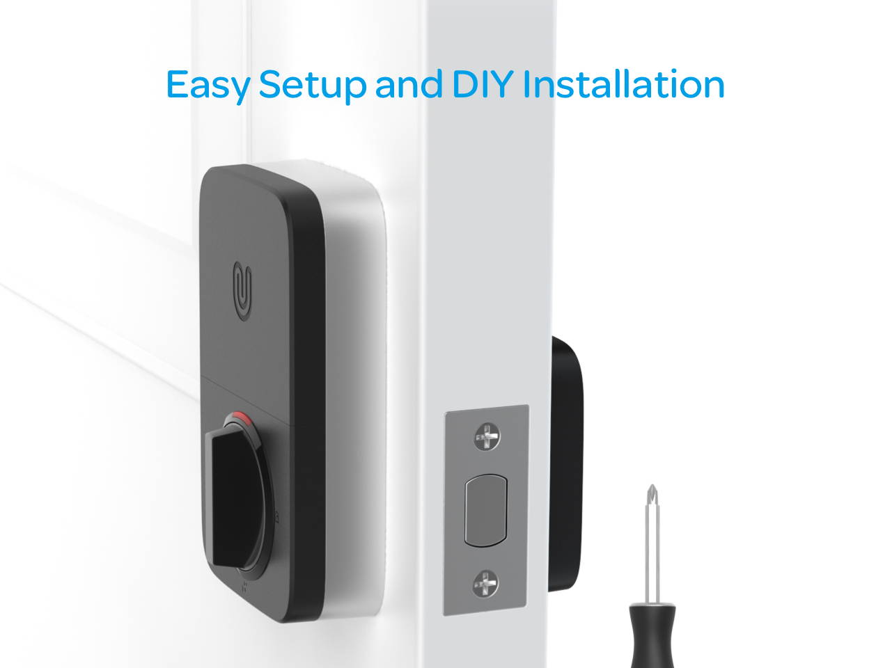 Ultraloq U-Bolt Pro Bluetooth Enabled Fingerprint and Keypad Smart Deadbolt