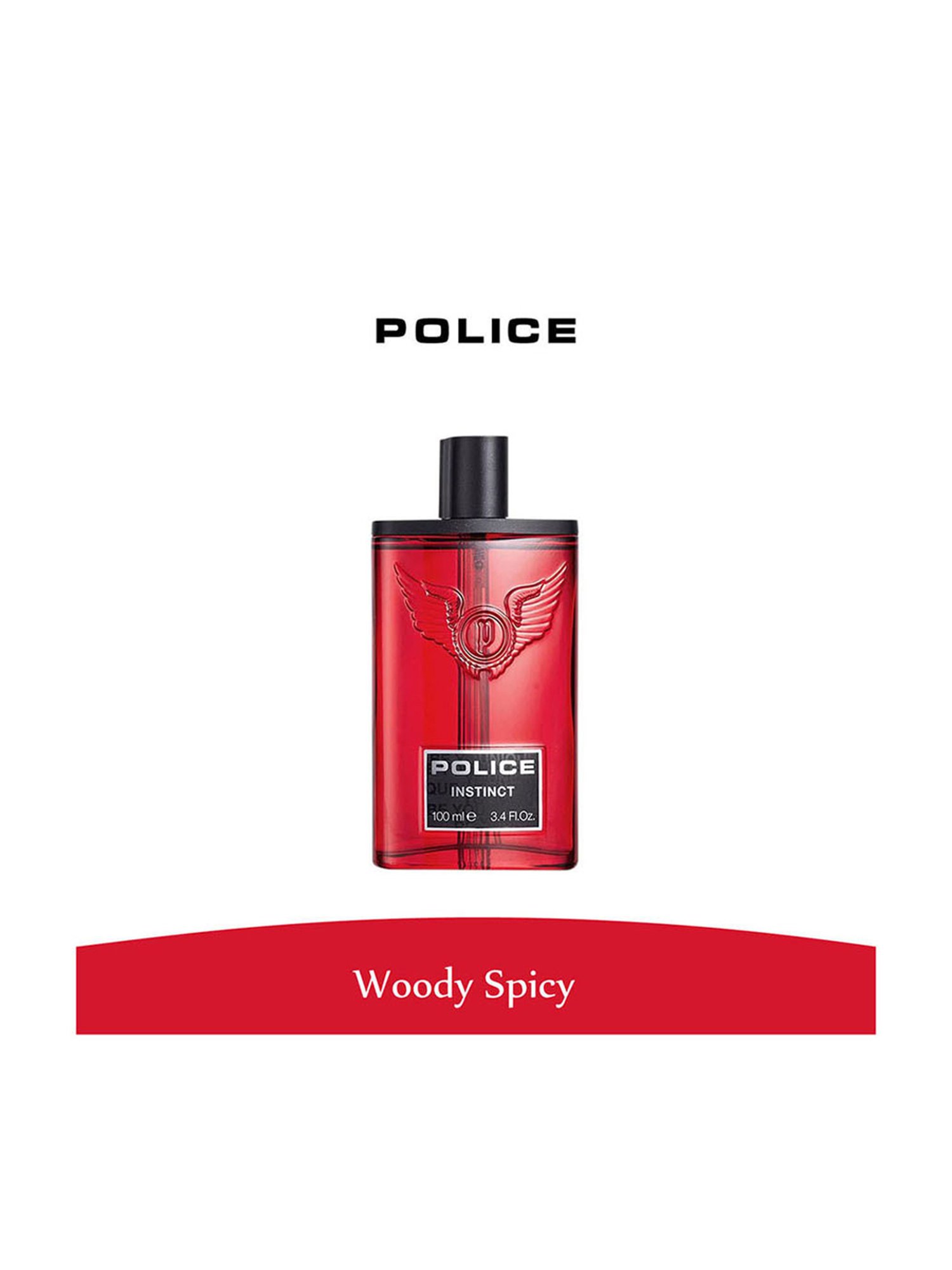 Police Instinct Eau De Toilette Spray for Men - 100 ml