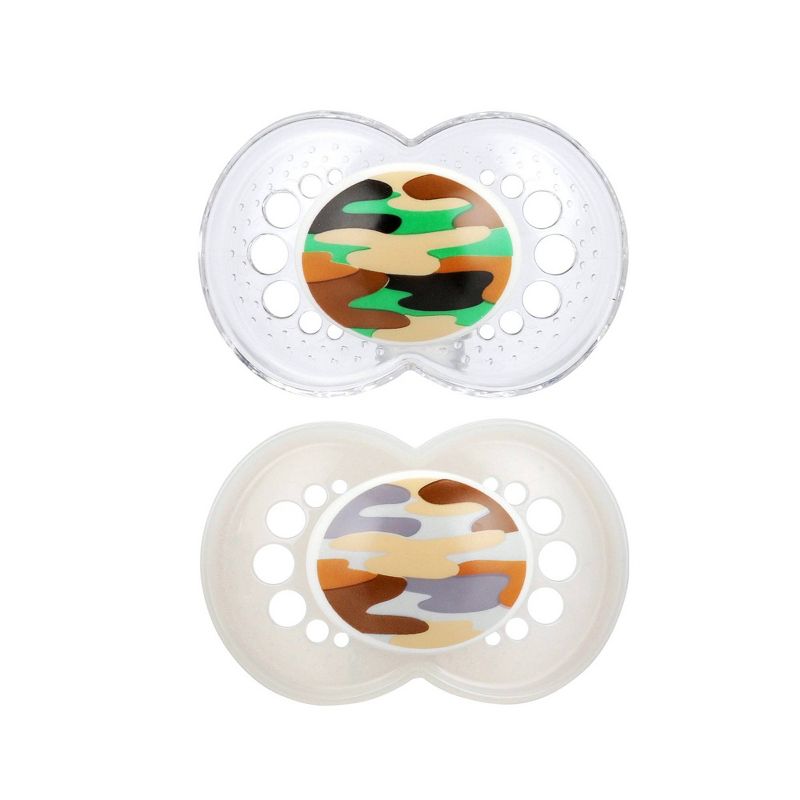 MAM Camo 2pk Pacifier Unisex - 16+Months