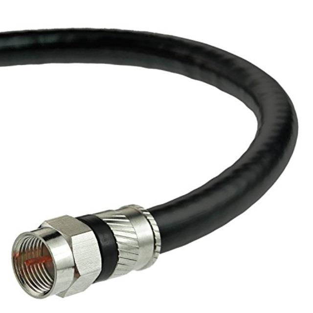 mediabridge coaxial cable 15 feet with fmale connectors  trishield cl2 rg6  removable ez grip caps  cj156bfn1