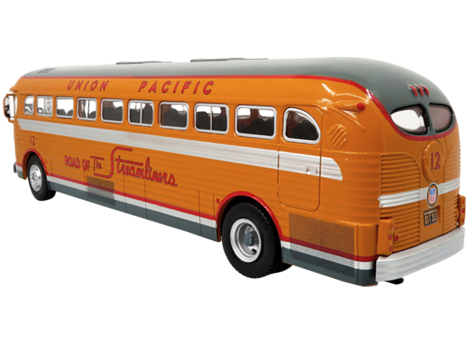 MCI Classic City Bus Plain White "Vintage Bus & Motorcoach Collection" 1/87 Diecast Model by Iconic Replicas