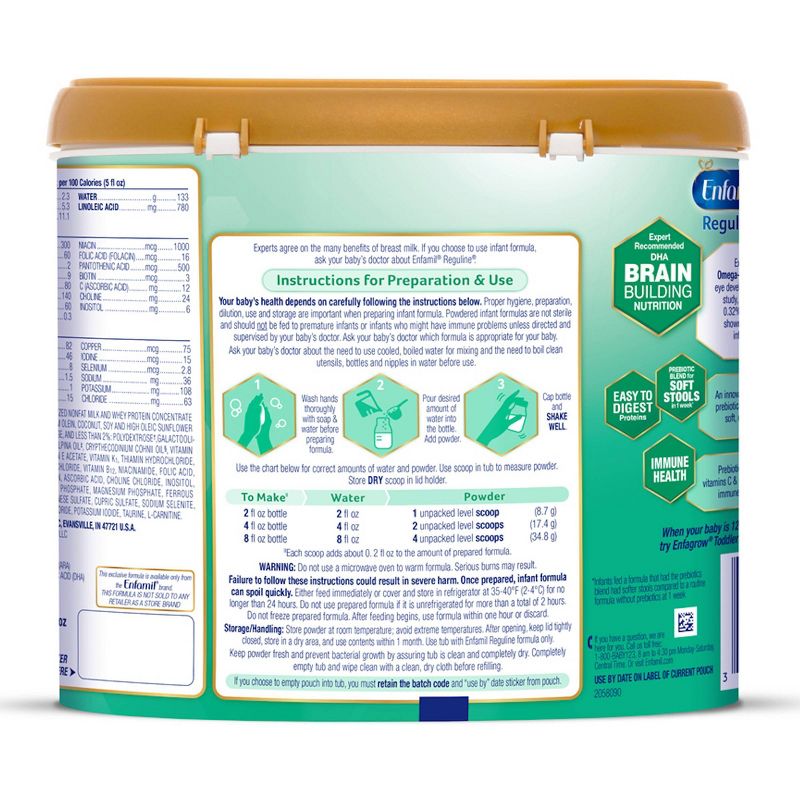 Enfamil Reguline Powder Formula - 19.5oz